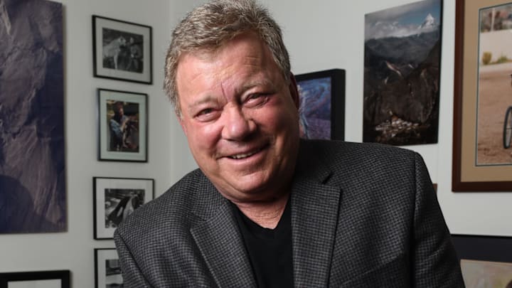 Jan 14, 2016; Studio City, CA, U.S.A: Portrait of William Shatner in his Los Angeles area office. Shatner begins a multi-city tour called \" Star Trek The Ultimate Voyage Concert Tour\". \"Star Trek\" celebrates its 50th anniversary this year. Mandatory Credit: Robert Hanashiro-USA TODAY NETWORK