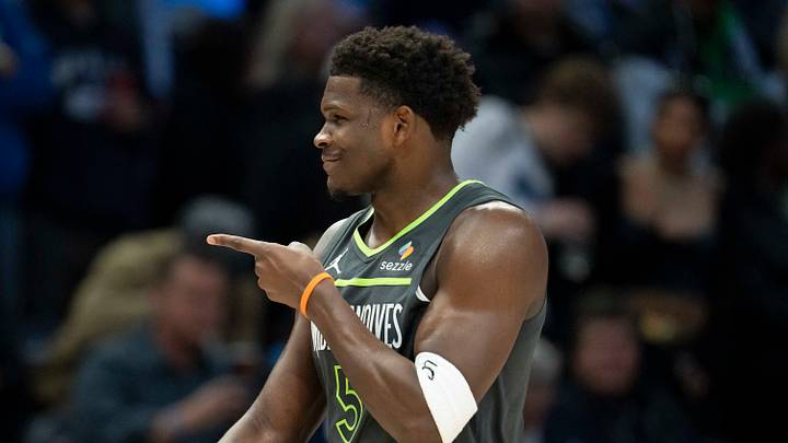 Minnesota Timberwolves guard Anthony Edwards Mandatory Credit: Jesse Johnson-Imagn Images