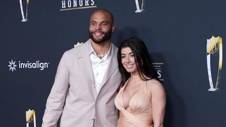 Dallas Cowboys quarterback Dak Prescott and Sarah Jane Ramos