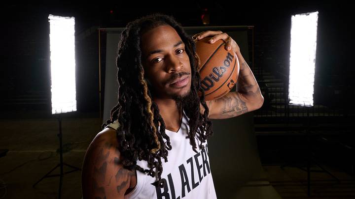 Sep 28, 2026; Portland, OR, USA; Portland Trail Blazers guard Ja Morant (1) during media day. Mandatory Credit: Troy Wayrynen-Imagn Images Sep 28, 2026; Portland, OR, USA; Portland Trail Blazers guard Ja Morant (1) during media day. Mandatory Credit: Troy Wayrynen-Imagn Images