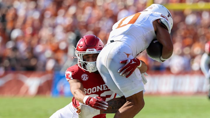 Oklahoma cornerback Eli Bowen (23) Oklahoma cornerback Eli Bowen (23)