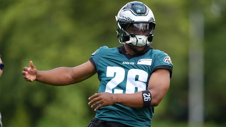 Eagles RB Saquon Barkley will be one of the first five running backs picked in 2025 fantasy football drafts. 