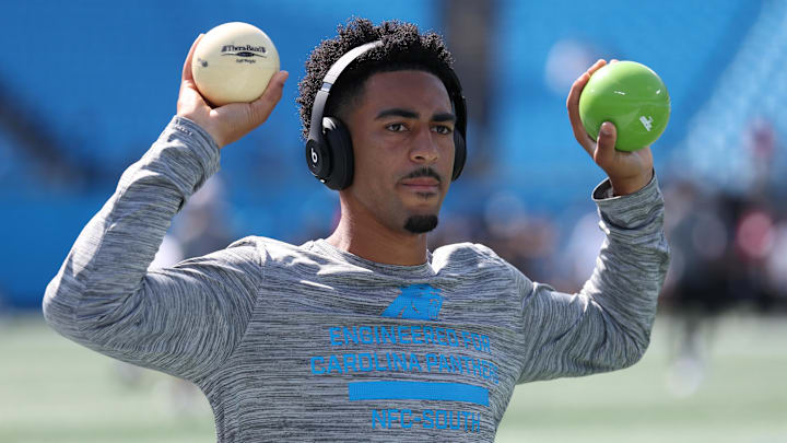 Carolina Panthers quarterback Bryce Young