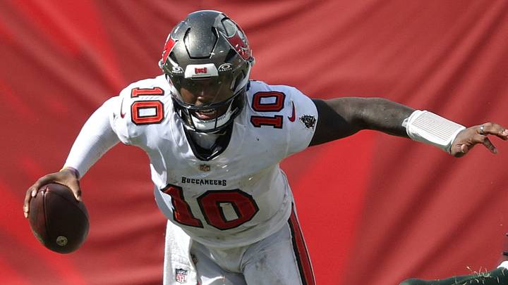 Jalon Daniels' interceptions were the biggest factor in the Buccaneers' Week 4 loss. Jalon Daniels' interceptions were the biggest factor in the Buccaneers' Week 4 loss.