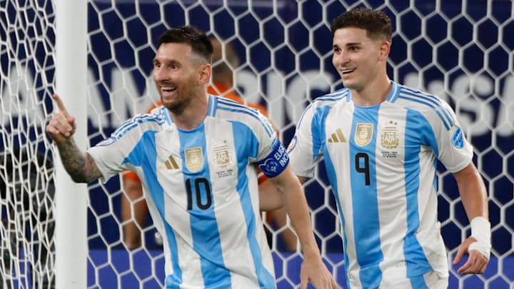 Lionel Messi y Julián Álvarez anotaron los goles que le dieron a Argentina el pase a la final de la Copa América 2024 