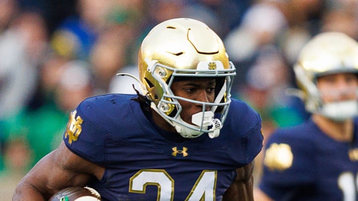 Notre Dame running back Jadarian Price Notre Dame running back Jadarian Price