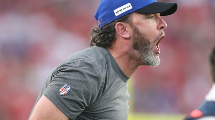 Nebraska football coach John Butler yelling