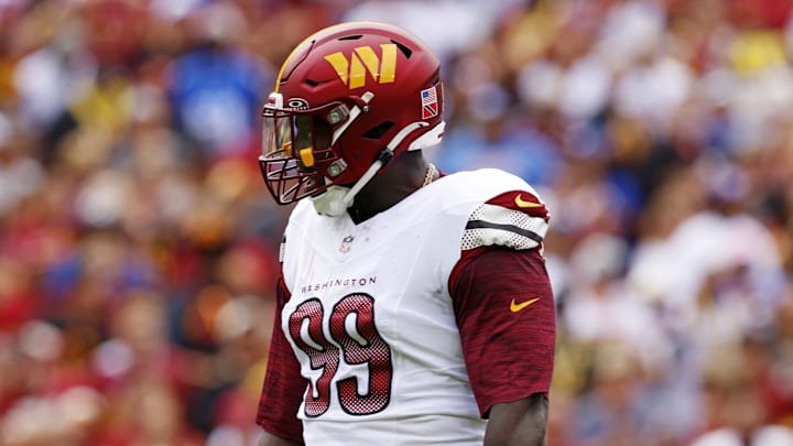 Washington Commanders defensive tackle Javon Kinlaw (99).