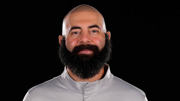 Atlanta Hawks general manager Onsi Saleh poses for a photo during Media Day on September 29, 2025.