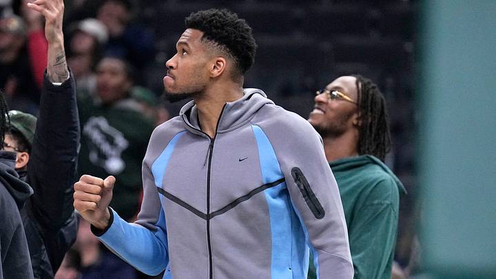 Milwaukee Bucks forward Giannis Antetokounmpo (34) (Mandatory Credit: Michael McLoone-Imagn Images) Milwaukee Bucks forward Giannis Antetokounmpo (34) (Mandatory Credit: Michael McLoone-Imagn Images)