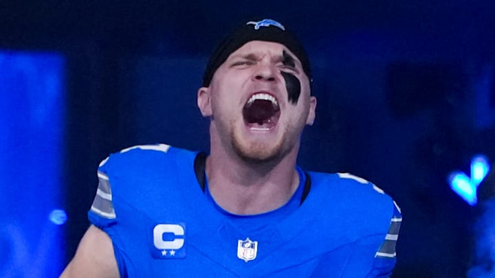 Detroit Lions edge rusher Aidan Hutchinson Detroit Lions edge rusher Aidan Hutchinson