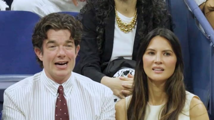 Mulaney was in attendance with this partner, actress Olivia Munn (right).