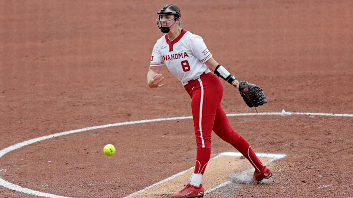 Former Oklahoma pitcher Karlie Keeney is serving as the program's interim pitching coach.