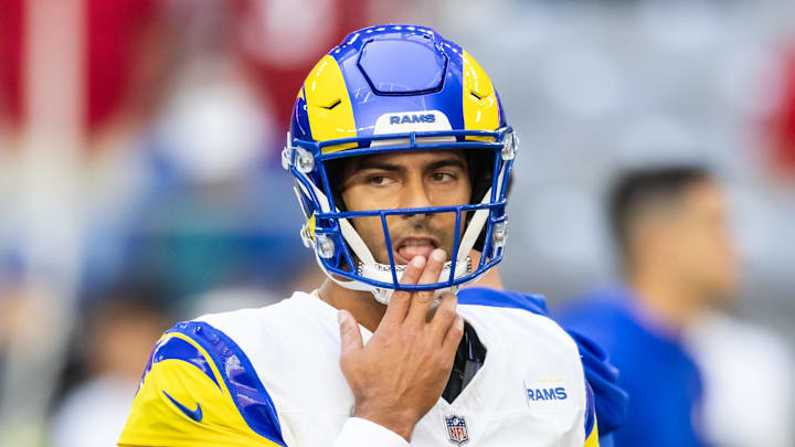 Los Angeles Rams quarterback Jimmy Garoppolo.