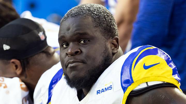 Los Angeles Rams guard Kevin Dotson.