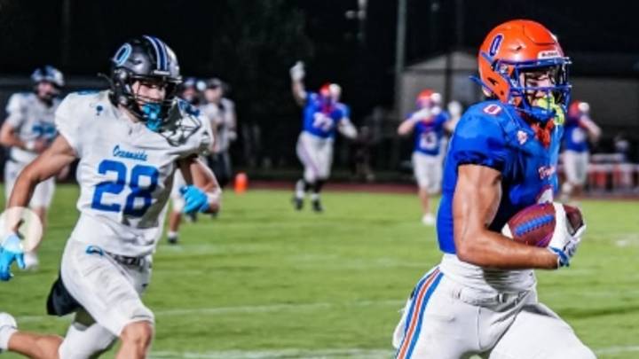 James Island wide receiver Raphael Puiu had three receptions for 163 yards and two touchdowns against Oceanside Collegiate Academy. James Island wide receiver Raphael Puiu had three receptions for 163 yards and two touchdowns against Oceanside Collegiate Academy.