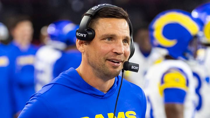 Los Angeles Rams defensive coordinator Chris Shula. Los Angeles Rams defensive coordinator Chris Shula.