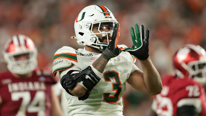 Akheem Mesidor celebrates after a sack.