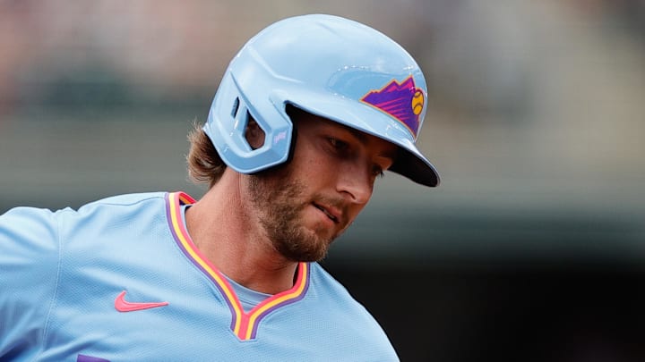 Colorado Rockies third baseman Ryan McMahon runs after hitting a home run against the Minnesota Twins on July 18 at Coors Field. Colorado Rockies third baseman Ryan McMahon runs after hitting a home run against the Minnesota Twins on July 18 at Coors Field.