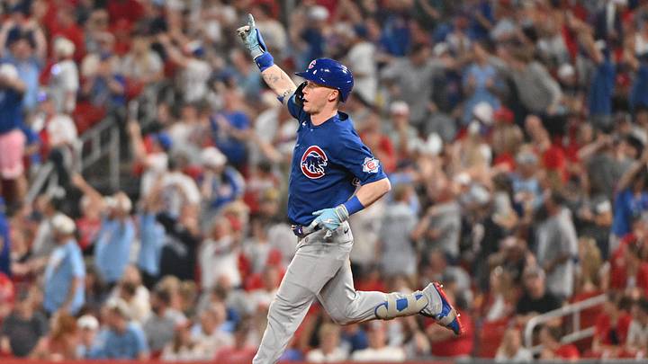 May 30, 2026; St. Louis, Missouri, USA; Chicago Cubs center fielder Pete Crow-Armstrong (4) rounds the bases after hitting a home run against the St. Louis Cardinals during the eighth inning at Busch Stadium. Mandatory Credit: Jeff Le-Imagn Images May 30, 2026; St. Louis, Missouri, USA; Chicago Cubs center fielder Pete Crow-Armstrong (4) rounds the bases after hitting a home run against the St. Louis Cardinals during the eighth inning at Busch Stadium. Mandatory Credit: Jeff Le-Imagn Images