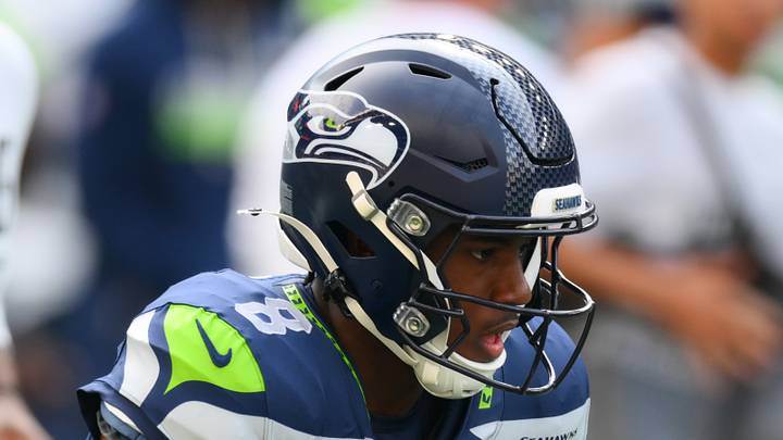 Seattle Seahawks running back Jadarian Price during warmups before the game against the Dallas Cowboys. Seattle Seahawks running back Jadarian Price during warmups before the game against the Dallas Cowboys.