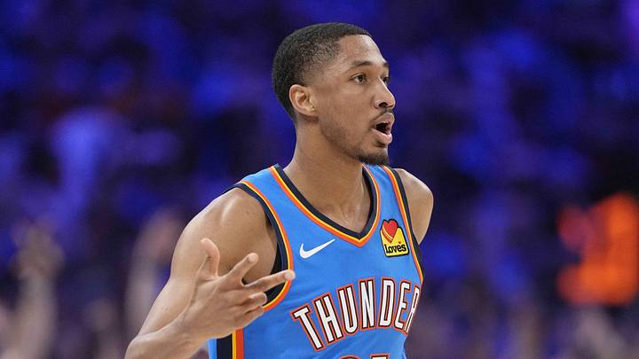 Oklahoma City Thunder guard Aaron Wiggins