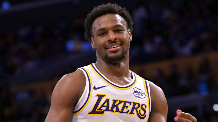 Los Angeles Lakers guard Bronny James