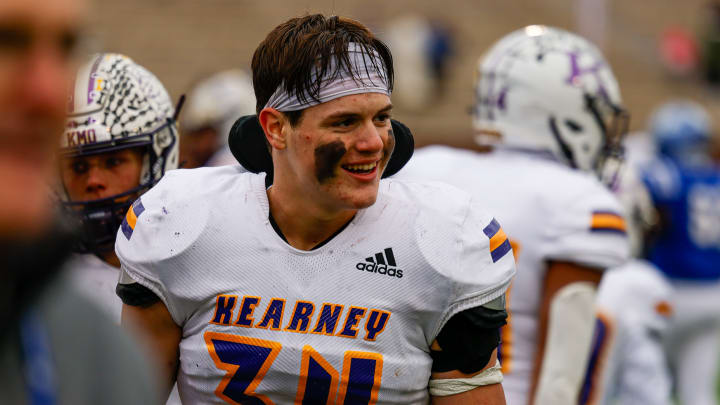 Kearney linebacker Theo Grace Kearney linebacker Theo Grace