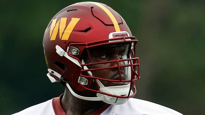 Washington Commanders offensive lineman Chris Paul 