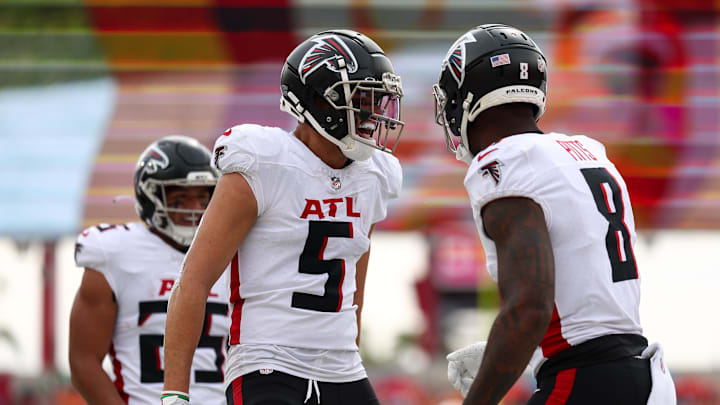 Drake London and Kyle Pitts