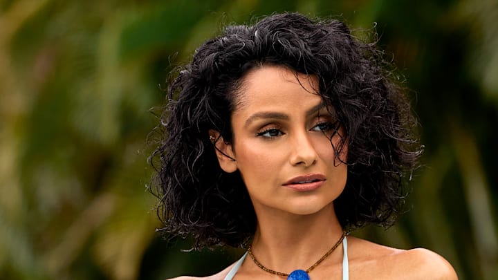 Nazanin Mandi was photographed by Yu Tsai in Jamaica. Nazanin Mandi was photographed by Yu Tsai in Jamaica.