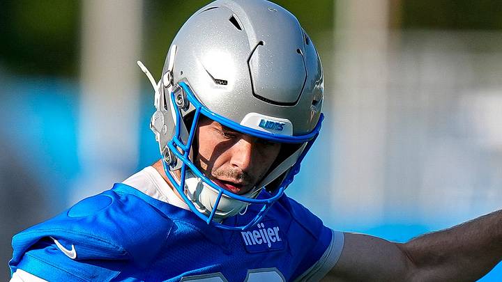 Detroit Lions kicker Jake Bates