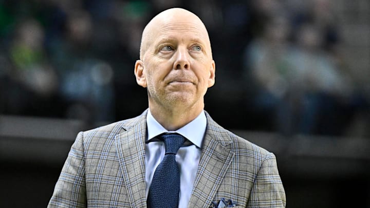 Dec 8, 2024; Eugene, Oregon, USA; UCLA Bruins head coach Mick Cronin during the second half against the Oregon Ducks at Matthew Knight Arena. Mandatory Credit: Craig Strobeck-Imagn Images Dec 8, 2024; Eugene, Oregon, USA; UCLA Bruins head coach Mick Cronin during the second half against the Oregon Ducks at Matthew Knight Arena. Mandatory Credit: Craig Strobeck-Imagn Images