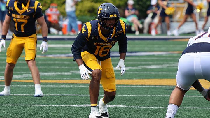 West Virginia University defensive lineman Zeke Durham-Campbell West Virginia University defensive lineman Zeke Durham-Campbell