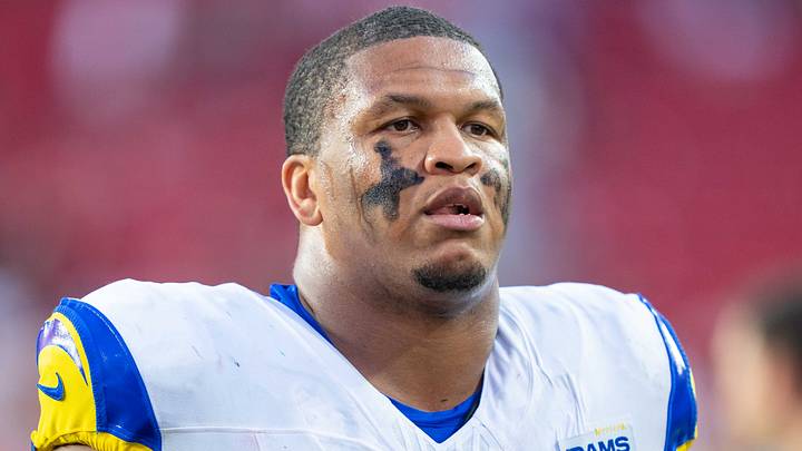 Los Angeles Rams offensive tackle Alaric Jackson.