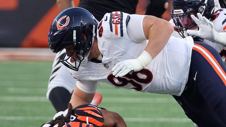 Chicago Bears defensive tackle Jordan van den Berg
