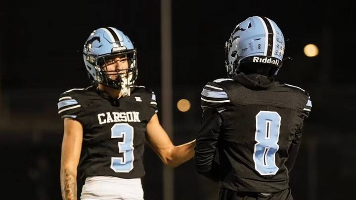Senior duo Michael O'Dell and Darren Panton are key playmakers for Carson Senior duo Michael O'Dell and Darren Panton are key playmakers for Carson