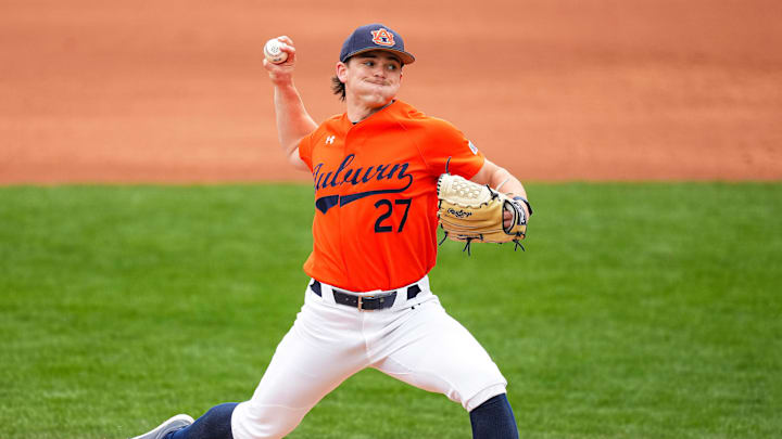 Christian Chatterton struck out nine batters as No. 25 Auburn beat Baylor 7-4 to win their 10th game in a row.