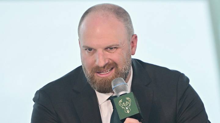 The Milwaukee Bucks introduce new head coach Taylor Jenkins at Milwaukee Art Museum on May 6, 2026.