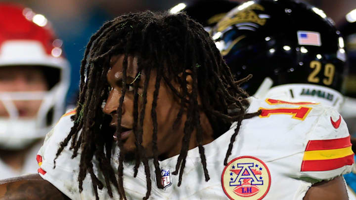 Kansas City Chiefs running back Isiah Pacheco (10).