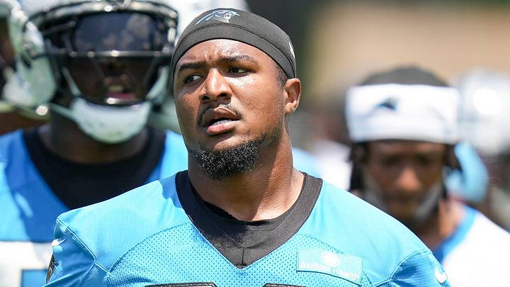 Carolina Panthers linebacker Trevin Wallace 