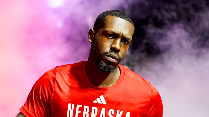 Dec 20, 2023; Lincoln, Nebraska, USA; Nebraska Cornhuskers forward Juwan Gary (4) before the game