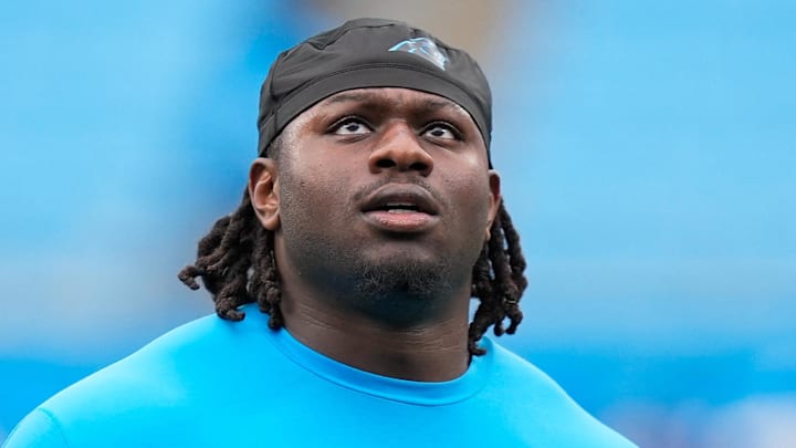 Carolina Panthers offensive tackle Ikem Ekwonu 