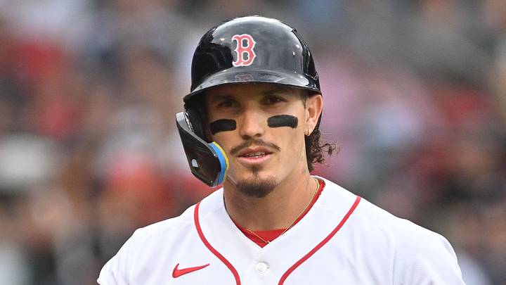 Boston Red Sox left fielder Jarren Duran (16).