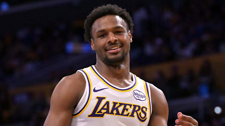 Los Angeles Lakers guard Bronny James