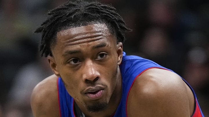 Nov 13, 2024; Milwaukee, Wisconsin, USA; Detroit Pistons forward Ron Holland II (00): Jeff Hanisch-Imagn Images Nov 13, 2024; Milwaukee, Wisconsin, USA; Detroit Pistons forward Ron Holland II (00): Jeff Hanisch-Imagn Images