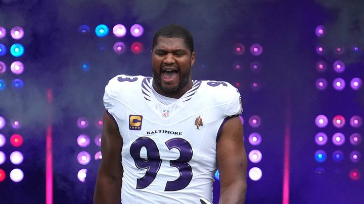 Baltimore Ravens defensive tackle Calais Campbell