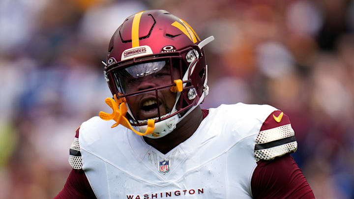 Washington Commanders defensive tackle Daron Payne Washington Commanders defensive tackle Daron Payne