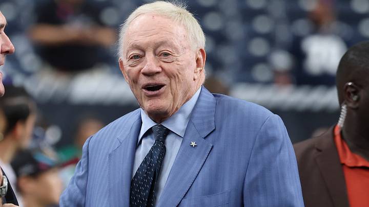 Dallas Cowboys owner Jerry Jones greets fans before the game against the Houston Texans at Reliant Stadium. Dallas Cowboys owner Jerry Jones greets fans before the game against the Houston Texans at Reliant Stadium.