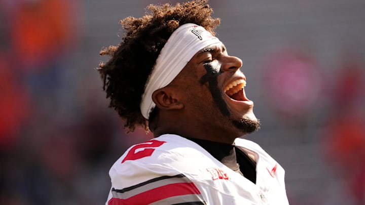 Ohio State Buckeyes defensive back Caleb Downs